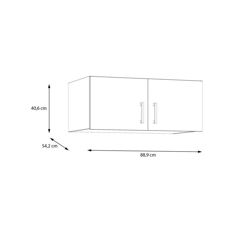 Econobox 2 ECBN021 – biała nadstawka, która wykorzystuje przestrzeń