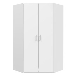 Econobox 2 ECBS924 – biała duża szafa narożna 120x120 cm