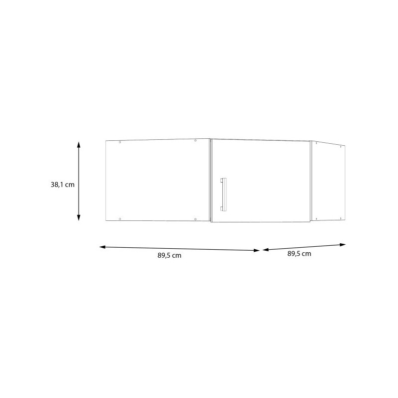 Econobox 2 ECBN011R – biała nadstawka, która wykorzystuje przestrzeń