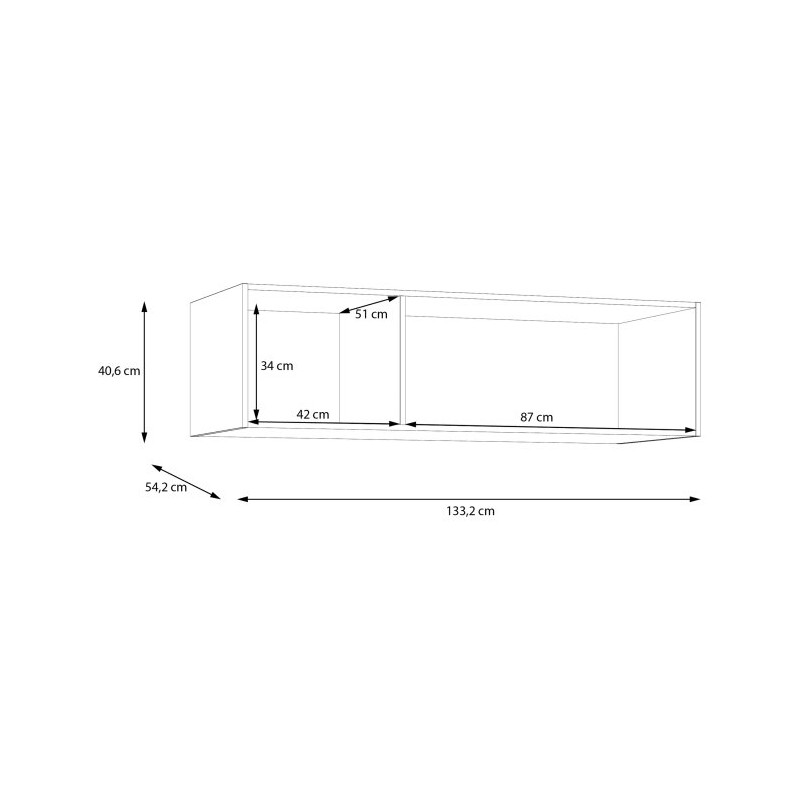 Econobox 2 ECBN031 – biała nadstawka, która wykorzystuje przestrzeń