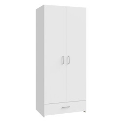 Biała szafa 2-drzwiowa 80 cm Econobox 2 | Meble Forte