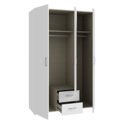 Econobox 2 ECBS832 – biała szafa z szufladami 120 cm