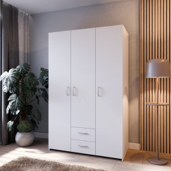 Econobox 2 ECBS832 – biała szafa z szufladami 120 cm