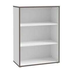 Regał niski otwarty Keflavik KFLR322-J53 Biały/Grafit Meble Forte