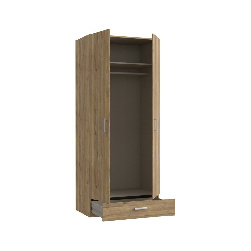 Szafa 90 cm z szufladą dąb mauvella Econobox 2 | Meble Forte