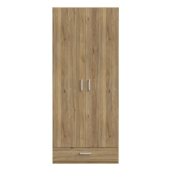 Szafa 90 cm z szufladą dąb mauvella Econobox 2 | Meble Forte