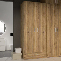 Szafa 90 cm z szufladą dąb mauvella Econobox 2 | Meble Forte