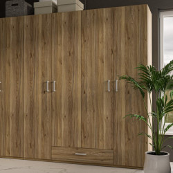 Econobox 2 ECBS941 – duża szafa 180 cm dąb mauvella
