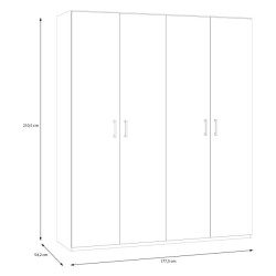 Econobox 2 ECBS945 – szafa otwierana 180 cm dąb mauvella