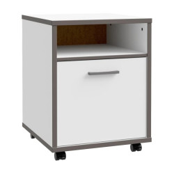 Kontener na kółkach Keflavik KFLK111-J53 Biały/Grafit Meble Forte