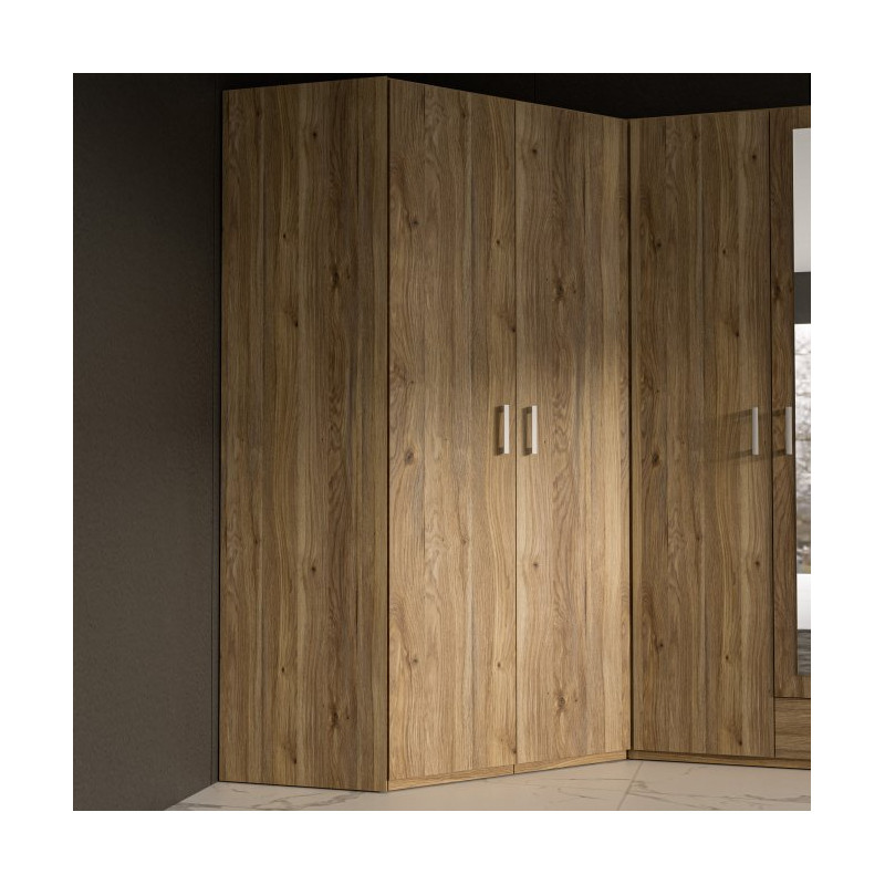 Econobox 2 ECBS924 – duża szafa narożna 120x120 cm dąb mauvella