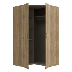 Econobox 2 ECBS924 – duża szafa narożna 120x120 cm dąb mauvella