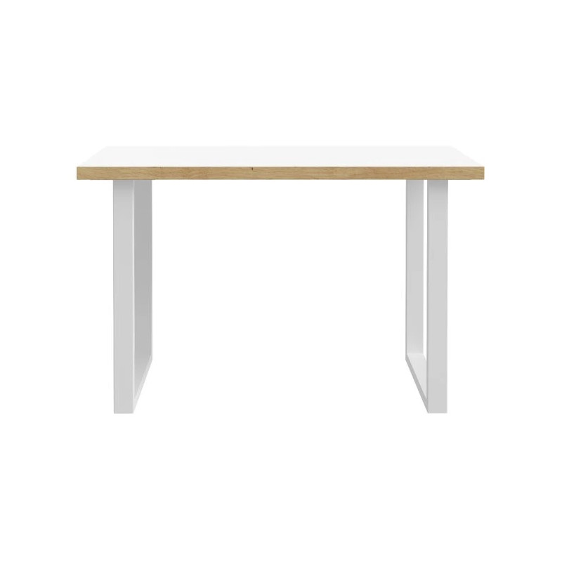 Biurko 120x75 Keflavik KFLB211-M897 Biały/Dąb Artisan Meble Forte