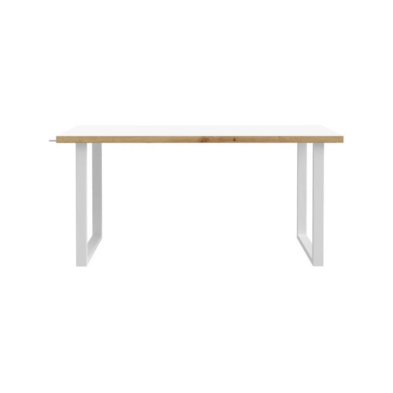 Biurko 160x75 Keflavik KFLB422-M897 Biały/Dąb Artisan Meble Forte