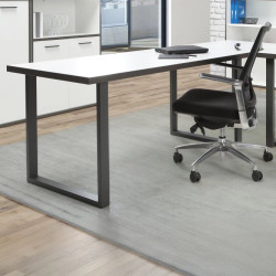 Biurko 160x75 Keflavik KFLB422-120-940 Biały/Grafit Meble Forte