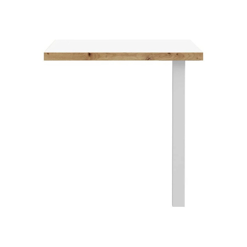 Element łączący 90° biurka Keflavik KFLB90-M897 Biały/Dąb Artisan Meble Forte