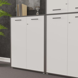 Komplet drzwi z zamkiem Keflavik KFLF321-120 Biały Meble Forte