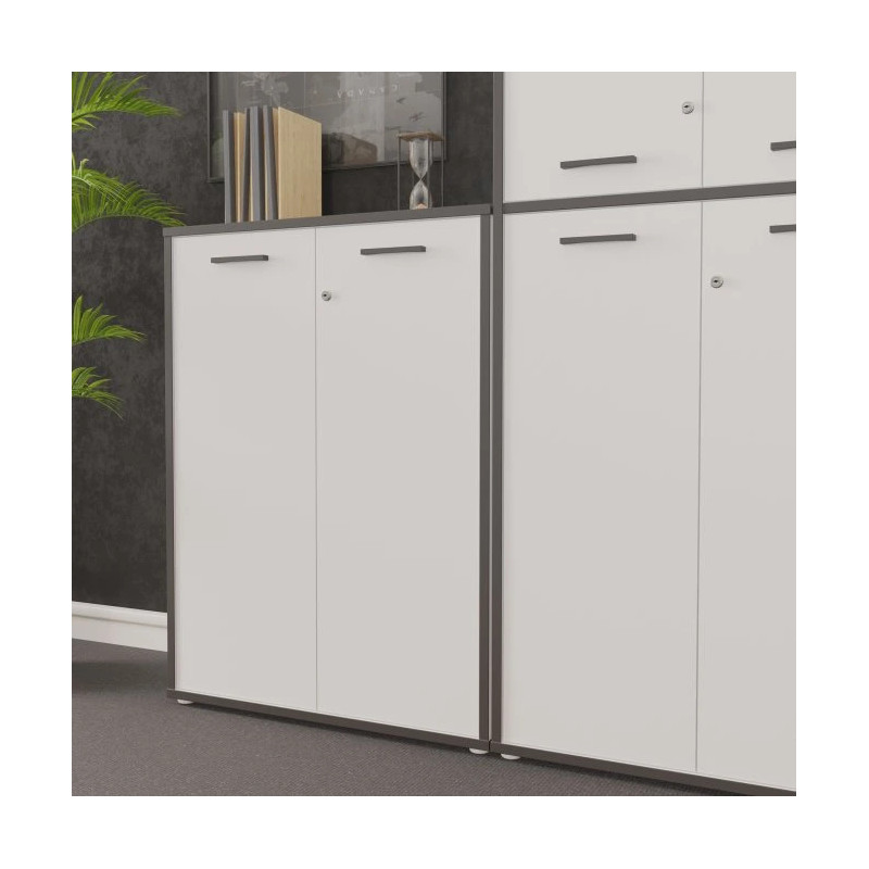 Komplet drzwi z zamkiem Keflavik KFLF321-120 Biały Meble Forte