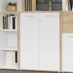 Komplet drzwi z zamkiem Keflavik KFLF321-120A Biały Meble Forte