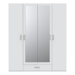 Econobox 2 ECBS944 – biała szafa z lustrem 180 cm