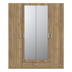 Econobox 2 ECBS944 – szafa z lustrem 180 cm dąb mauvella