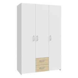 Szafa Econobox 2 ECBS832 120 cm | biały/dąb puccini