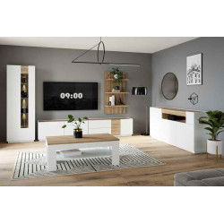 Półka wisząca 60 cm LEWISVILLE Dąb Valencia – Domowanie.pl