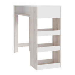 Regał barowy BACCIO Meble Forte - biały/dąb piaskowy