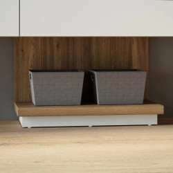 Podstawa do półki pionowej Lewisville LWSB02-M830 Secret Grey/Dąb Valencia Meble Forte