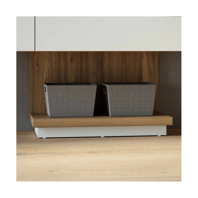 Podstawa do półki pionowej Lewisville LWSB02-M830 Secret Grey/Dąb Valencia Meble Forte