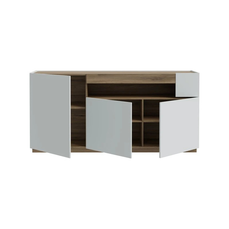 Komoda 180cm Lewisville LWSK231-M829 Secret Gray/Dąb Valencia Meble Forte