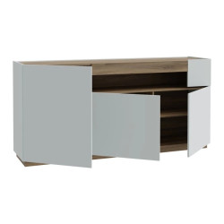 Komoda 180cm Lewisville LWSK231-M829 Secret Gray/Dąb Valencia Meble Forte