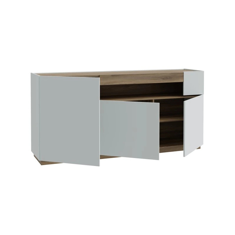 Komoda 180cm Lewisville LWSK231-M829 Secret Gray/Dąb Valencia Meble Forte