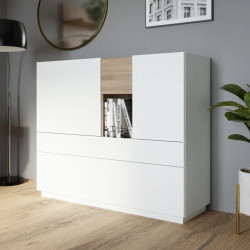 Komoda 120 cm LEWISVILLE – styl modern scandi Domowanie