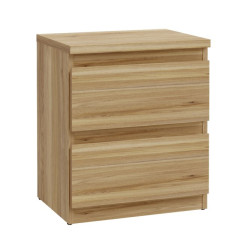 Szafka nocna Edmore dąb mauvella – mały format, duża wygoda