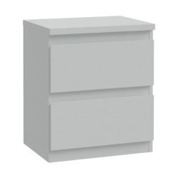 Szafka nocna Edmore secret grey – mały format, duża wygoda