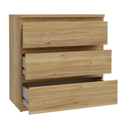 Komoda Edmore EMOK211 dąb mauvella – praktyczna i kompaktowa