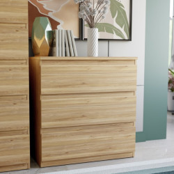 Komoda Edmore EMOK211 dąb mauvella – praktyczna i kompaktowa