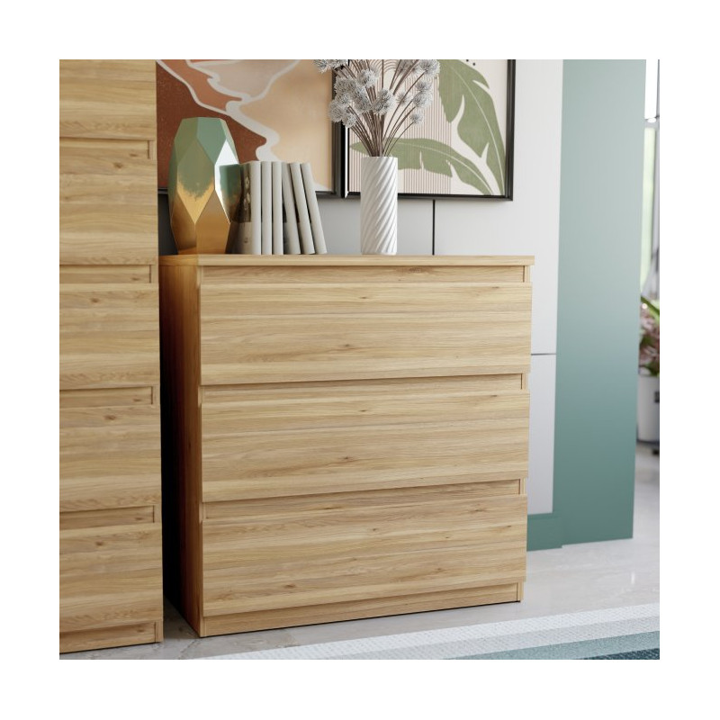 Komoda Edmore EMOK211 dąb mauvella – praktyczna i kompaktowa