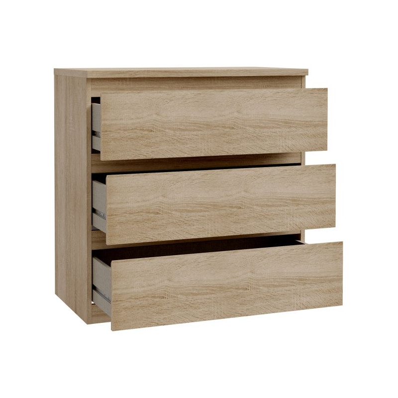 Komoda Edmore EMOK211 dąb sonoma – praktyczna i kompaktowa