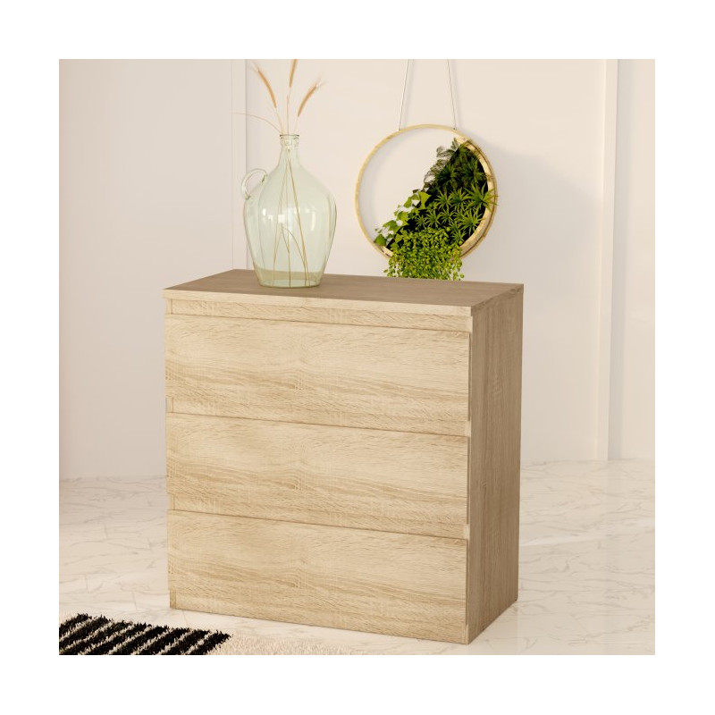 Komoda Edmore EMOK211 dąb sonoma – praktyczna i kompaktowa