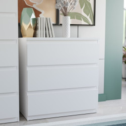 Biała komoda Edmore EMOK211 – praktyczna i kompaktowa