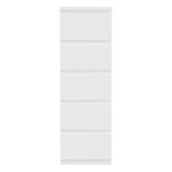 Edmore EMOK311 – biała komoda słupek z szufladami