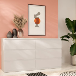 Edmore EMOK221 secret grey – szeroka komoda 150 cm