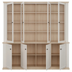 Duży regał 200 cm Pontypool – funkcjonalna zabudowa wnętrza