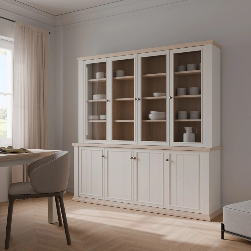 Duży regał 200 cm Pontypool – funkcjonalna zabudowa wnętrza