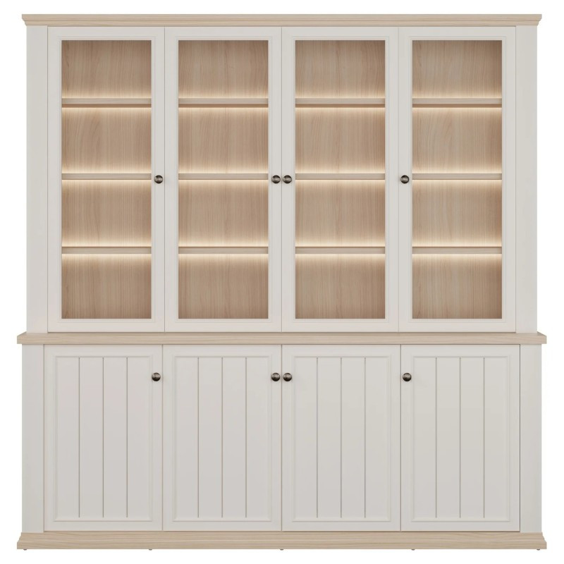 Duży regał 200 cm Pontypool – funkcjonalna zabudowa wnętrza