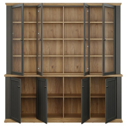 Duży regał 200 cm Pontypool – funkcjonalna zabudowa wnętrza