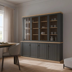 Duży regał 200 cm Pontypool – funkcjonalna zabudowa wnętrza