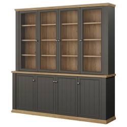 Duży regał 200 cm Pontypool – funkcjonalna zabudowa wnętrza